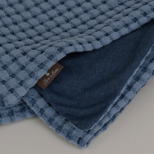 Terre-de-Coton-Denim-Blue-Picquet-Throw