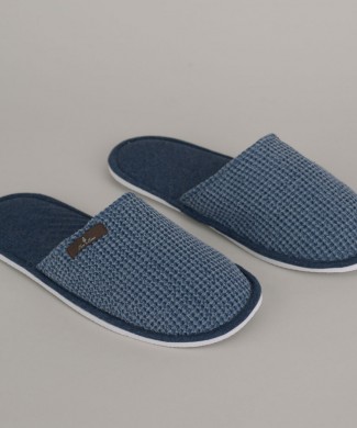 Terre-de-Cotton-Denim-Blue-Slippers